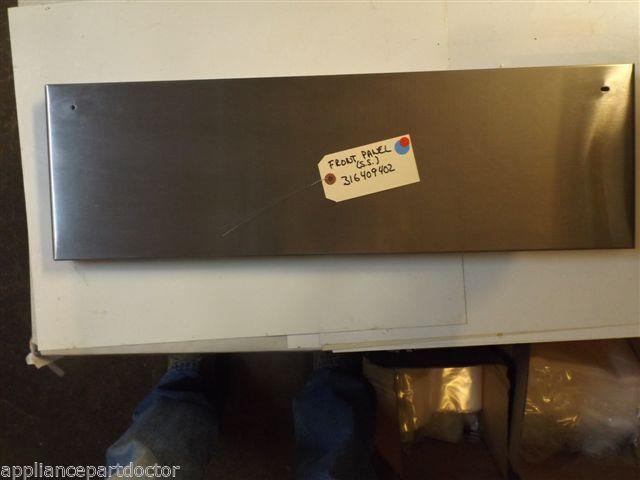 FRIGIDAIRE STOVE 316409402 Panel,drawer Front ,stainless used FRIGIDAIRE STOVE 316409402 Panel,drawer Front ,stainless used
